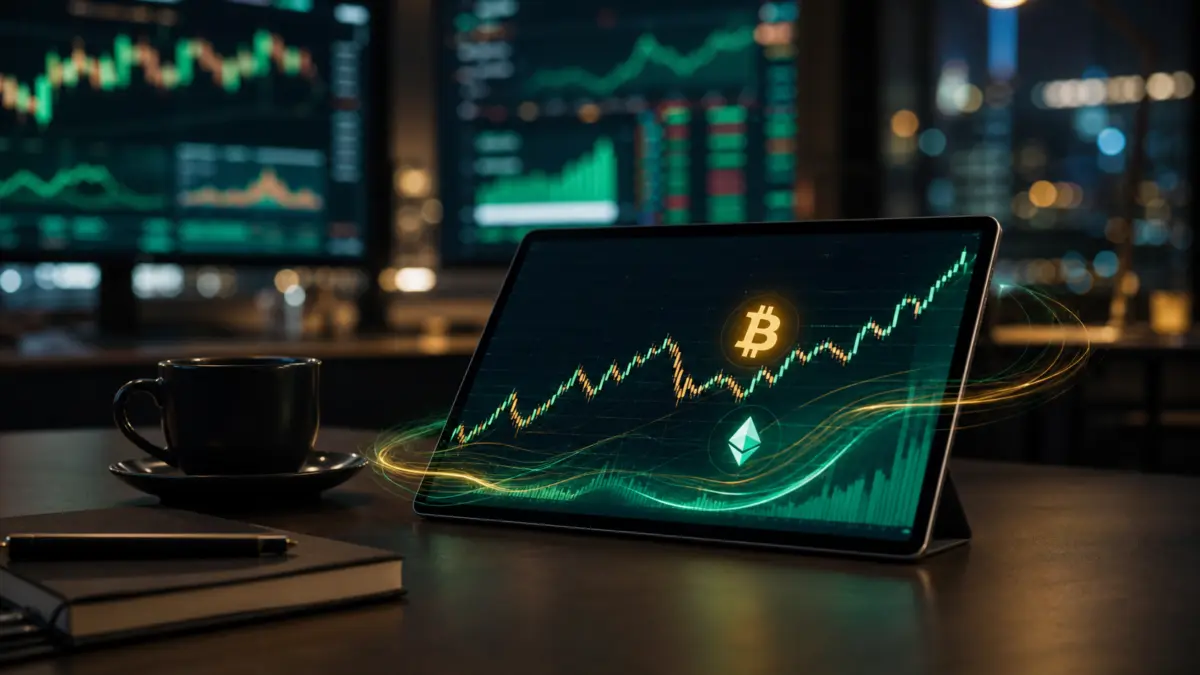 Abend-Rallye am Kryptomarkt: Bitcoin zurück über 64.000 Dollar, Ethereum zieht stärker an